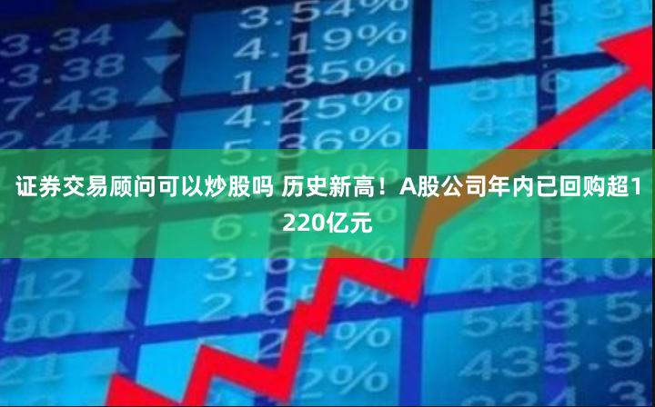 证券交易顾问可以炒股吗 历史新高！A股公司年内已回购超1220亿元